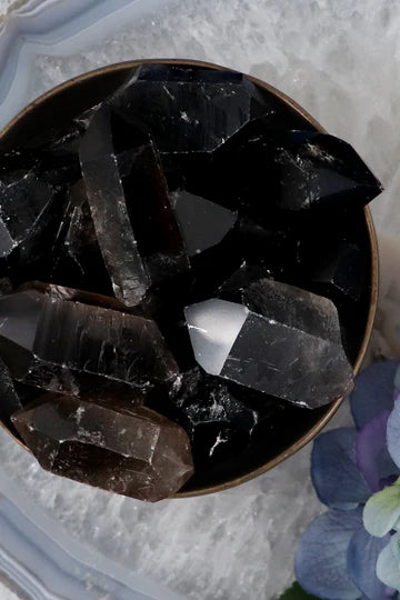 Double-Terminated Smokey Quartz Point