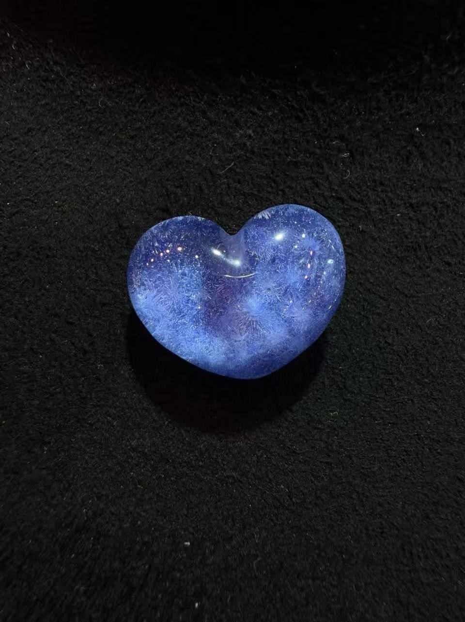 Blue Rutilated Quartz  Healing Crystal For Meditation Decor
