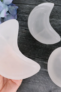 Selenite Moon Bowl