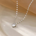 White Bai Bei Love Necklace