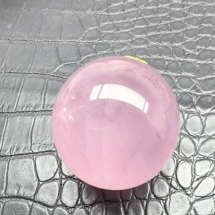 Pink crystal beads